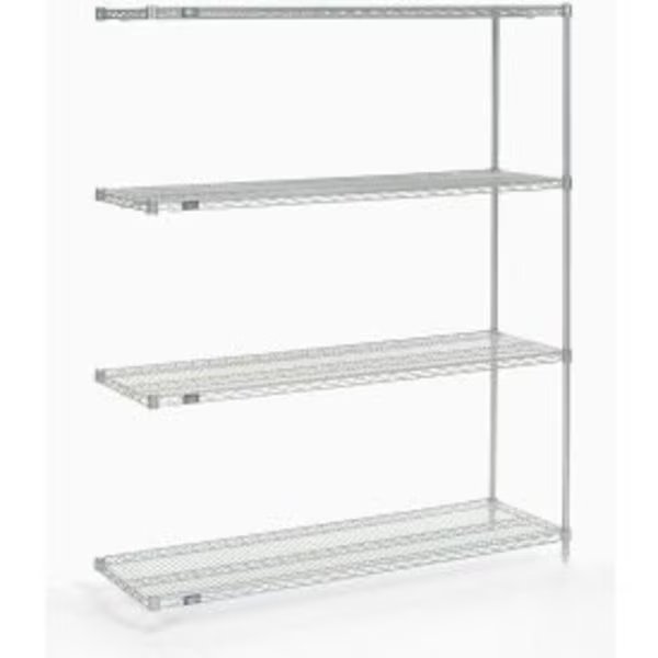 Nexel    Stainless Steel Wire Shelving Add-On 60